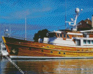 North Sea Trawler diamond painting