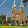 Notre Dame Cathedral Of Saigon Vietnam diamond painting