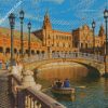 Plaza De Espana Seville diamond painting