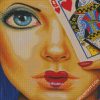 Queen Of Hearts diamond painting