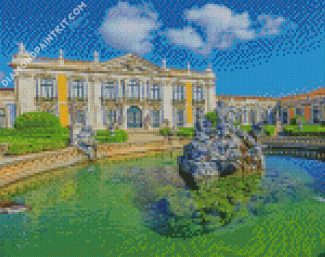 Queluz National Palace Sintra diamond painting