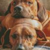 Ridgeback Puppies diamond painting