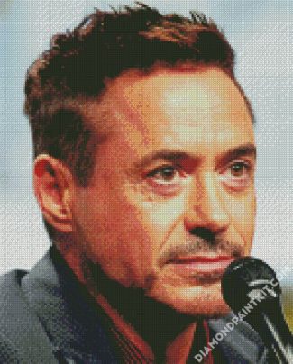 Robert Downey Jr diamond painting