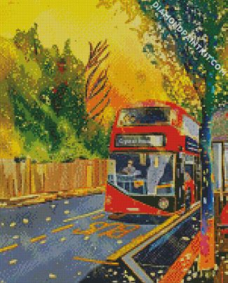 Routemaster art diamond painting