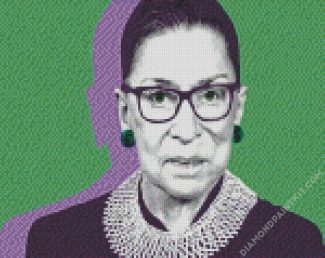 Ruth Bader Ginsburg diamond painting