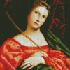 Saint Catherine By Rossetti diamond painting