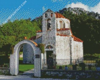 Saint Nikolaos Fountoukli Holy Orthodox Church Rhodes diamond painting