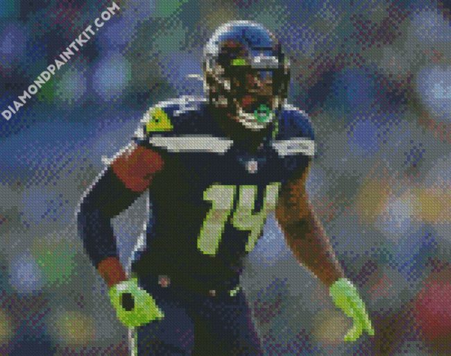 Seahawks Player diamond painting