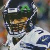 Seahawks Russell Wilson diamond painting