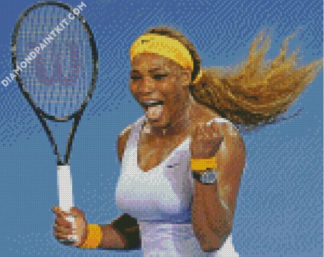 Serena Williams diamond painting