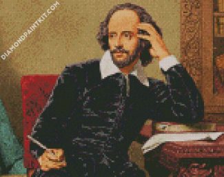 Shakespeare diamond painting