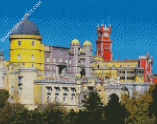 Sintra Park And National Palace Of Pena diamond painting