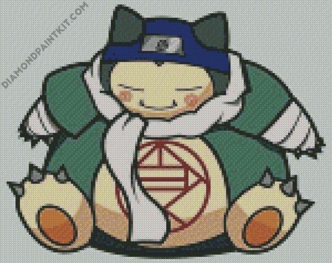 Snorlax Naruto diamond painting