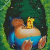 Snorlax Pokemon diamond painting