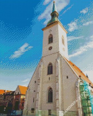 St Martin Cathedral Slovakia diamond painting