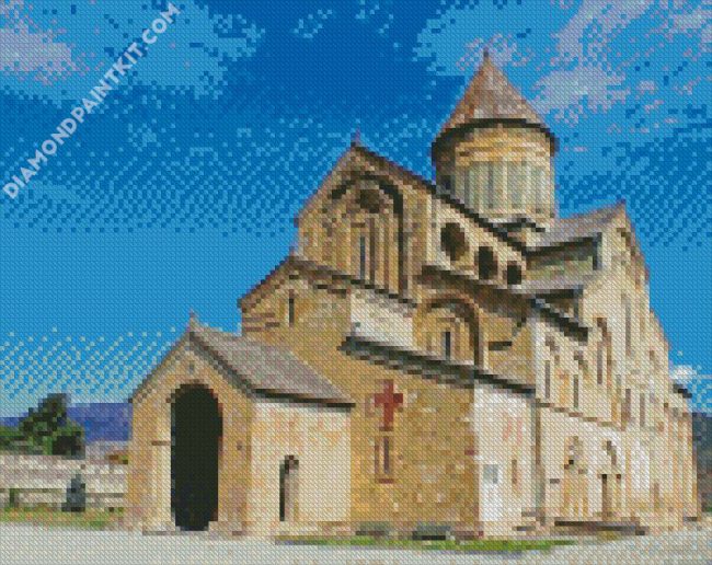 Svetitskhoveli Cathedral Tbilisi diamond painting