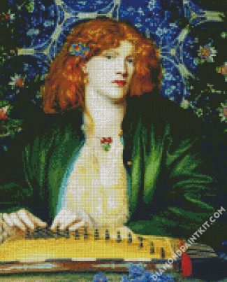 The Blue Bower By Rossetti diamond painting