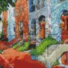 Townhouses diamond painting