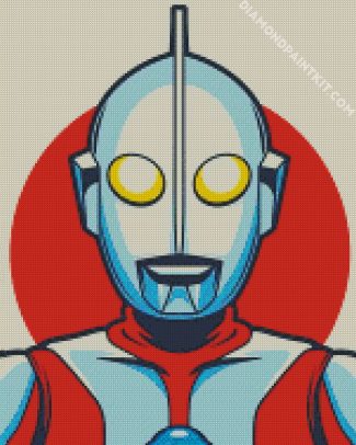 Ultraman Art diamond painting