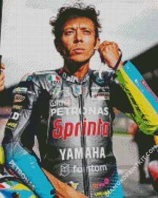 Valentino Rossi diamond painting