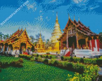 Wat Phra Singh Woramahawihan Thailand diamond painting