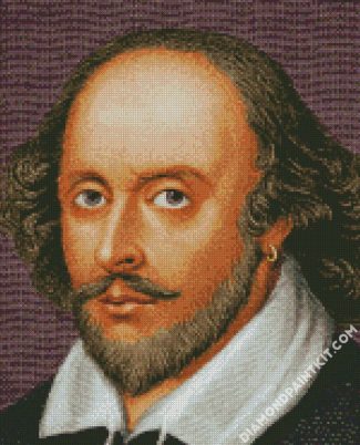 William Shakespeare Illustration diamond painting