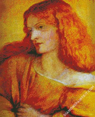 Woman In Yellow Rossetti diamond painting