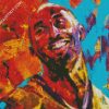 Abstract Kobe Bryant diamond painting