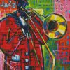 Abstract Trombone diamond painting