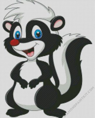 Adorable Skunk diamond painting