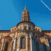 Aesthetic Basilique Saint Sernin Toulouse diamond painting