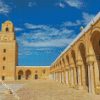 Aesthetic Great Mosque Of Kairouan Tunisia diamond painting