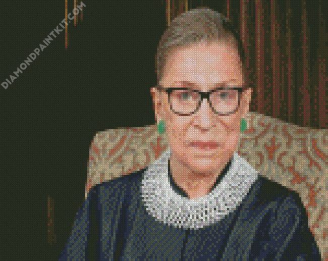 Aesthetic Joan Ruth Bader Ginsburg diamond painting