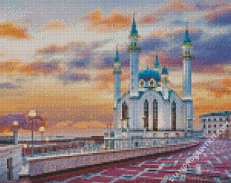 Aesthetic Kul Sharif Mosque Russia diamond painting