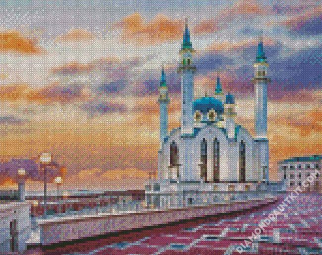 Aesthetic Kul Sharif Mosque Russia diamond painting