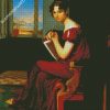 Aesthetic Regency Lady diamond painting