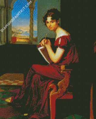 Aesthetic Regency Lady diamond painting