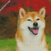 Aesthetic Shiba Inu diamond painting