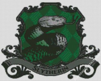 Aesthetic Slytherin diamond painting