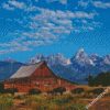 Aesthetic Teton County Wyoming diamond painting