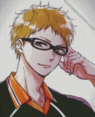 Aesthetic Tsukishima diamond painting