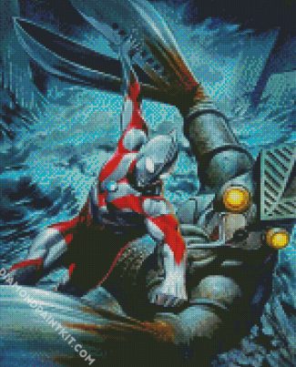 Aesthetic Ultraman Illustration diamond painting