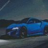 Aesthetic Blue Acura NSX diamond painting