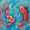 Aesthetic Koi Fish diamond painting