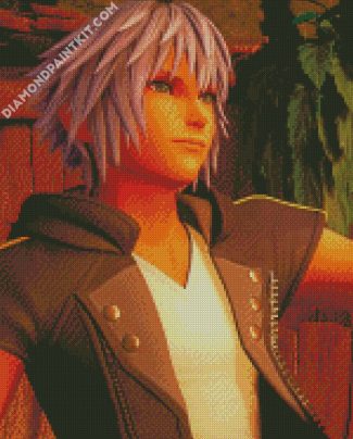 Aesthetic Riku Kingdom Hearts diamond painting