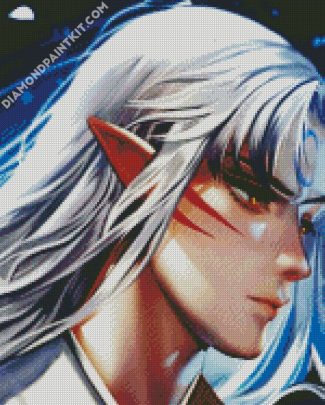 Aesthetic Sesshomaru diamond painting