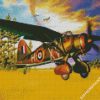 Aesthetic Stuka War Plane diamond painting