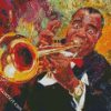 Aesthetic Trumpet Player diamond painting