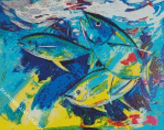 Aesthetic Tuna Fishes diamond painting