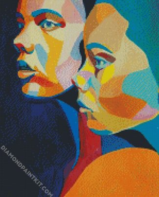 Aesthetic Twin diamond painting